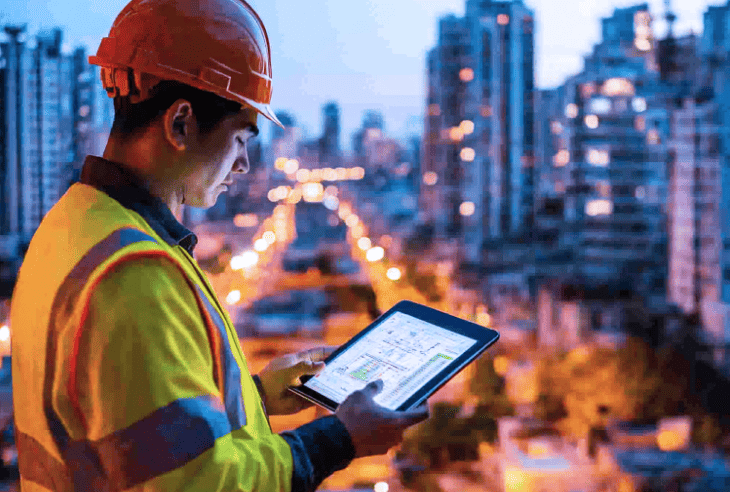 construction industry business intelligence and data driven